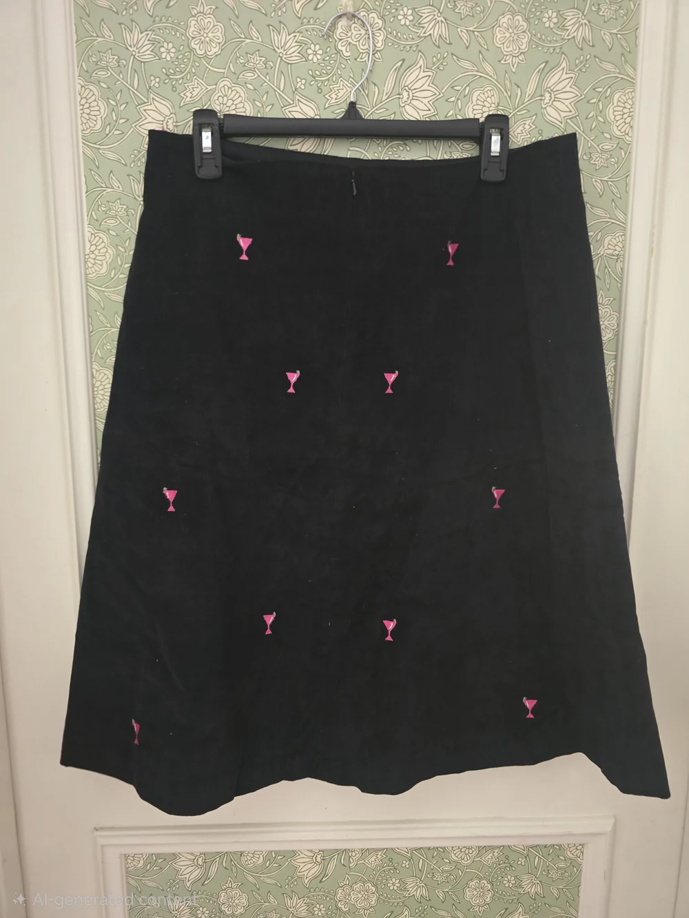 Lilypod Black A-line Skirt